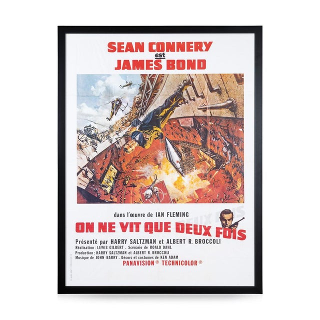 French James Bond 007 You Only Live Twice Re-Release Poster, 1980 For Sale - Image 16 of 16