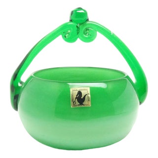 Bowl by Jerzy Słuczan-Orkusz for Krakow Institute of Glass, Poland, 1970s For Sale