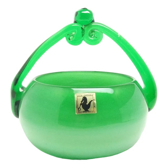 Bowl by Jerzy Słuczan-Orkusz for Krakow Institute of Glass, Poland, 1970s For Sale