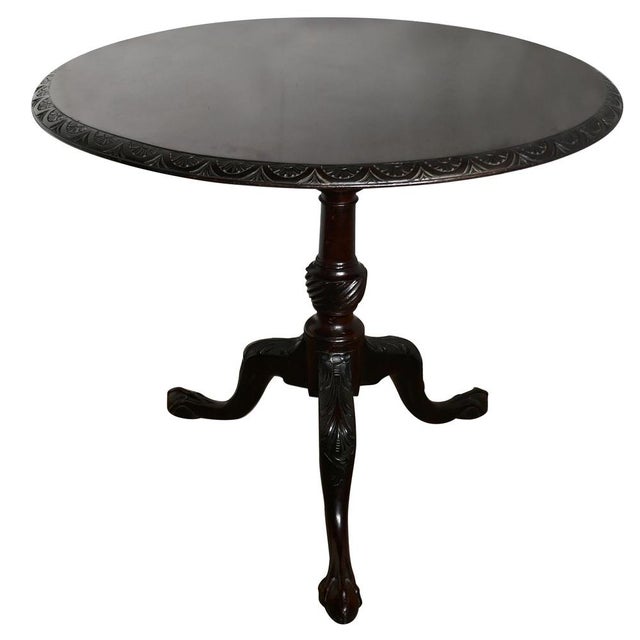 Georgian Tilt-Top Wine Table, 1800s For Sale - Image 10 of 10