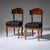 Biedermeier Shovel-Back Chairs in Walnut, 1830, Set of 5 For Sale - Image 6 of 12
