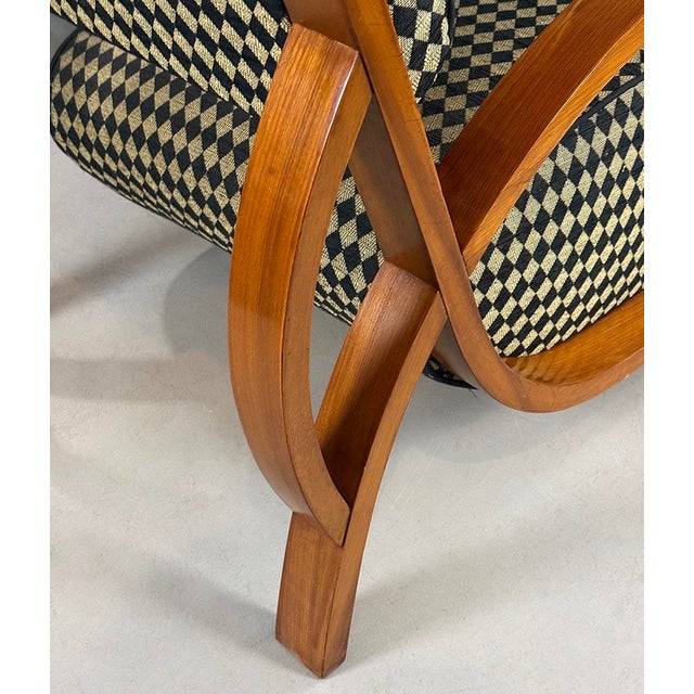 Art Deco Coffee Table and Armchairs, 1930s, Set of 3 For Sale - Image 6 of 15