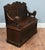 Victorian Farmhouse Oak Hall Bench, 1880 For Sale - Image 5 of 9
