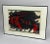 Vintage 1977 Mask Wood Block Print Japanese Kunihiro Amano Signed Numbered Framed Preowned. It is a woodblock print in...