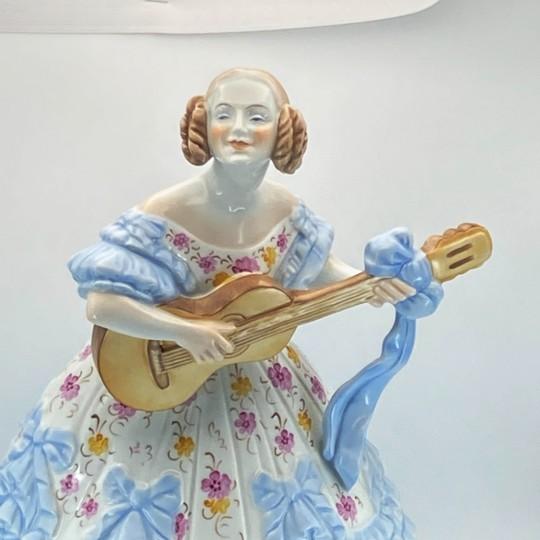 Stunning large porcelain Herend figure from a well-loved, and well-cared for collection. Purchased in Hungary in the 1960s...