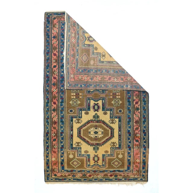 Traditional Antique Shirvan Rug 4'1'' x 6'9'' For Sale - Image 3 of 10