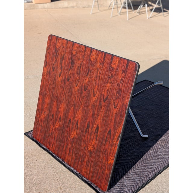 1970s Eames for Herman Miller Rosewood Segmented Base Table For Sale - Image 6 of 18
