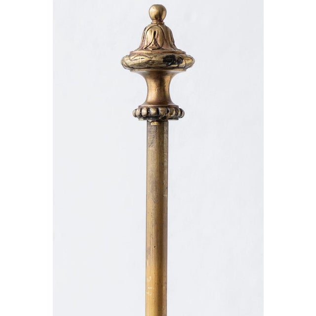 Vintage French Empire Two-Light Bouillotte Table Lamp, 1950s For Sale - Image 15 of 18