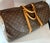 LOUIS VUITTON Brown Monogram Canvas Keepall Luggage Bag 55 For Sale - Image 17 of 18