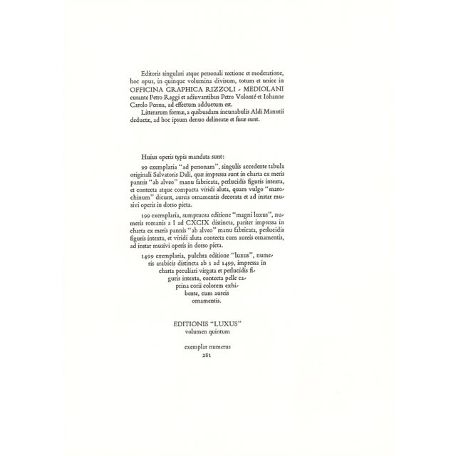 Salvador Dalí Biblia Sacra "Canite Tuba in Sion" (Blow the Trumpet in Zion) For Sale - Image 9 of 9