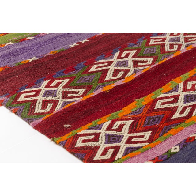 Textile 1960s Anatolian Kurdish Wool Kilim Rug For Sale - Image 7 of 10