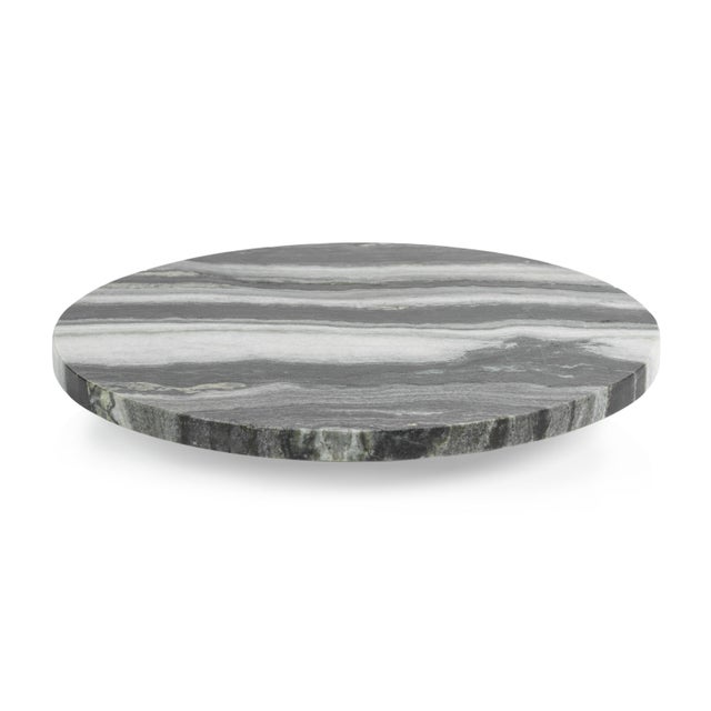 Casoria Black Marble Lazy Susan For Sale In Los Angeles - Image 6 of 6