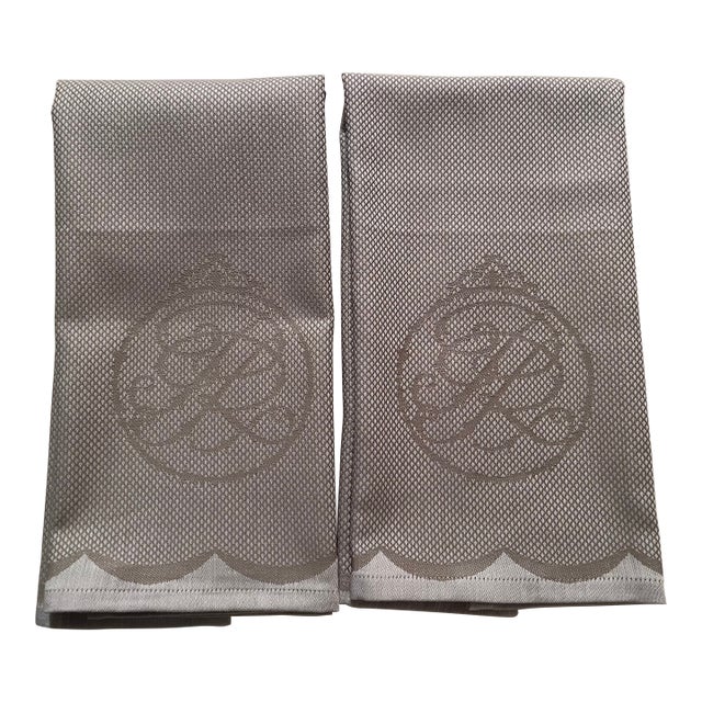 Le Jacquard Francais-Cotton Guest Towels-Set 2 For Sale