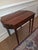Maximize Your Living Space Without Sacrificing Classic Elegance With This Versatile Antique Sheraton-Style Mahogany Nesting Extension Table. For Sale - Image 10 of 12