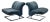 Adrian Pearsall 1970s Craft Associates Wave Style Lounge Chair With Chrome Base-A Pair For Sale - Image 4 of 6