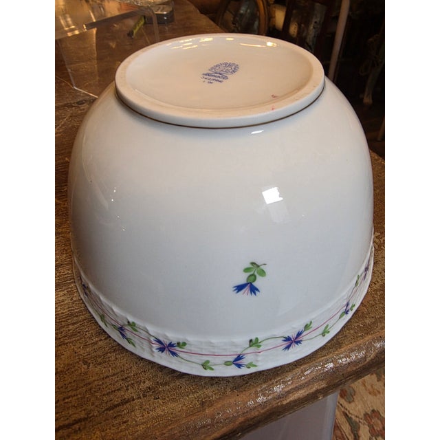 Herend Herend Blue Garland Bowl For Sale - Image 4 of 8
