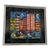 1970s Peter Keil Skyscraper Abstract Cityscape Painting For Sale