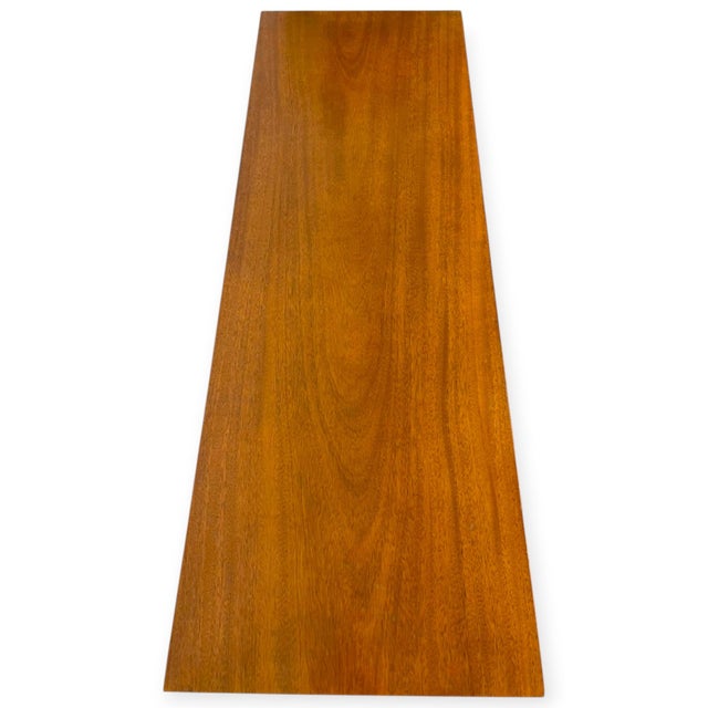Vintage Bassett Mid Century Modern Walnut Double 6 Drawer Dresser With Carved Details. For Sale - Image 11 of 11