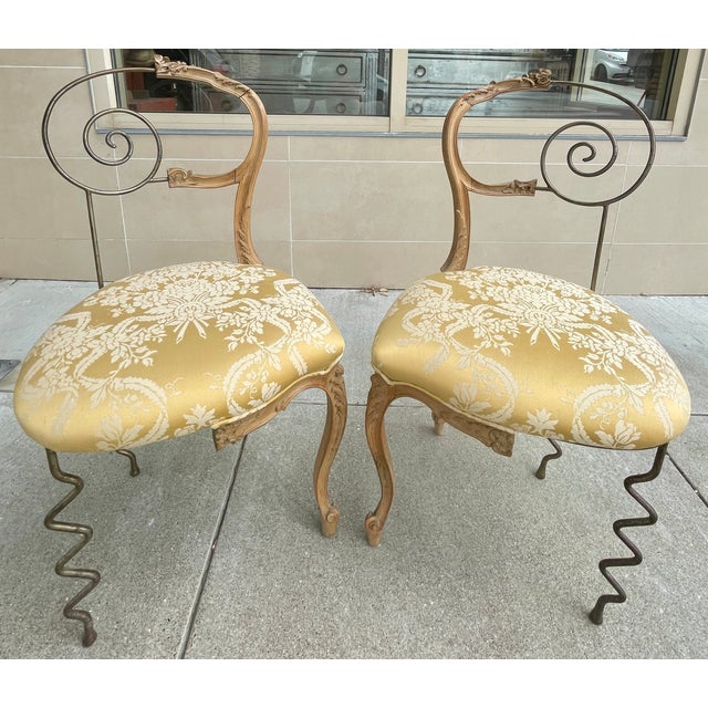 1980s 1980s Pair of "Louis Philippe Stark" Chairs For Sale - Image 5 of 9