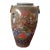 Vintage Japanese Satsuma Vase Hand Painted and Raised Enamel Moriage Designs For Sale