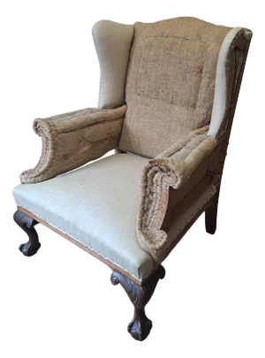 Edwardian Mahogany Wingchair, 1900