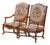 Pair of 19th Century French Louis XV Armchairs With Needlepoint Upholstery For Sale