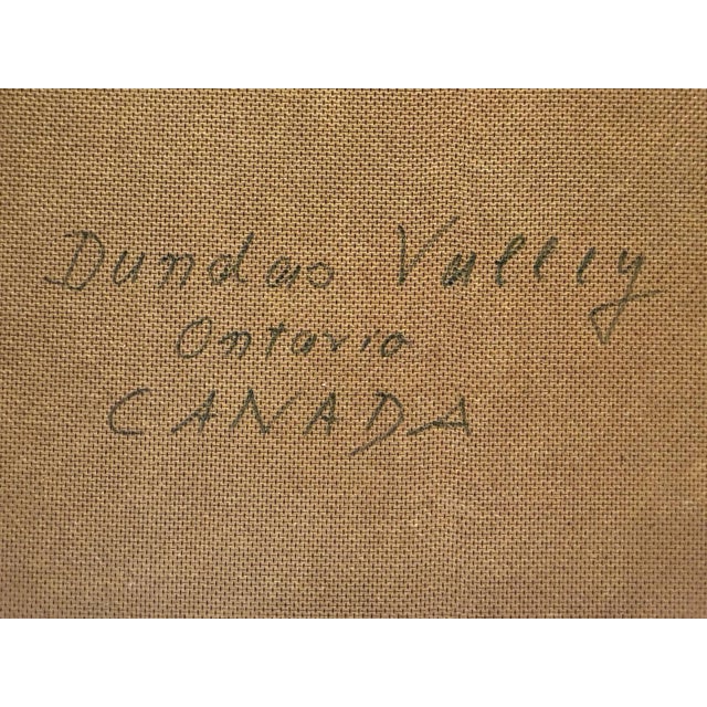 Frank Shirley Panabaker, Dundas Valley, Ontario, Oil Painting on Canvas For Sale - Image 9 of 13