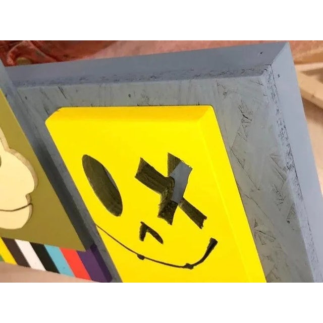 Green William Finlayson Jr., Original Painting on Panel Assemblage Titled: "Beer 30”" 2020 For Sale - Image 8 of 10