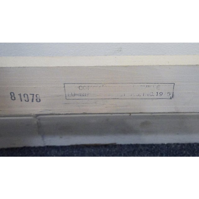 Thomasville Furniture Debussy Collection Off White Painted French Provincial King Size Caned Headboard 9455-456 For Sale - Image 9 of 9
