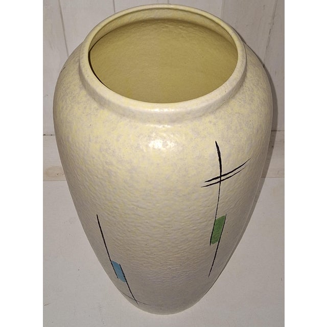 Mid-Century Modern Mid-Century German Ceramic Model Number 624-45 Vase, 1950s For Sale - Image 3 of 6