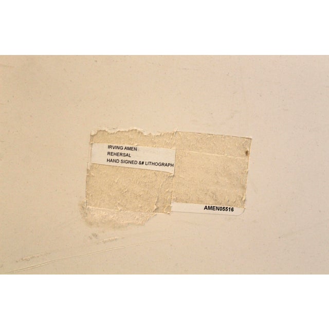 Mid 20th Century Mid 20th Century "Rehearsal" by Irving Amen (1918–2011) For Sale - Image 5 of 8