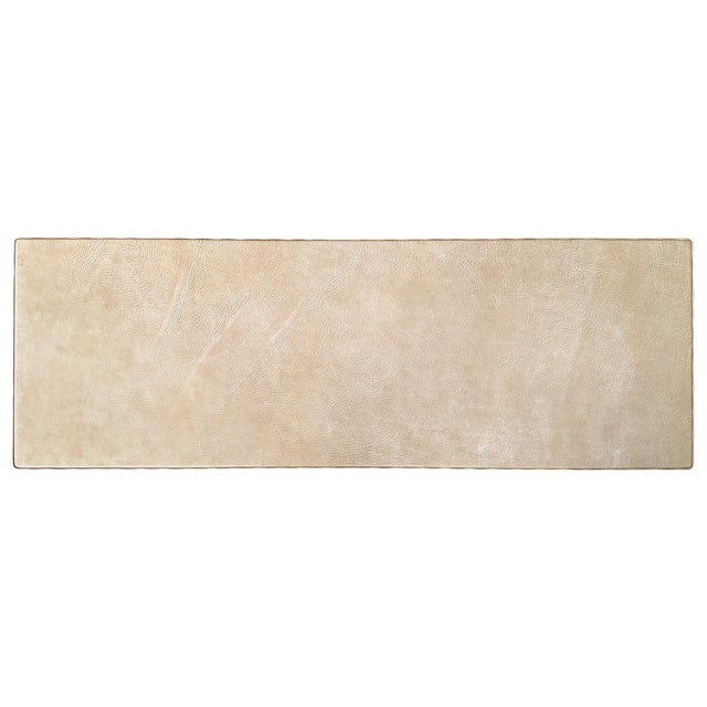 Elk Antler Console Table With Leather Top For Sale - Image 9 of 17