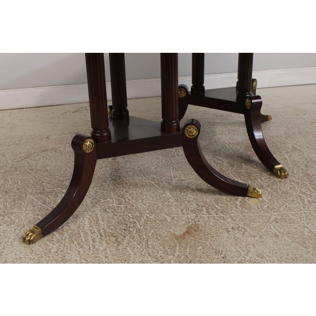 Henkel Harris Mahogany 2276 Double Pedestal Dining Table For Sale - Image 9 of 18