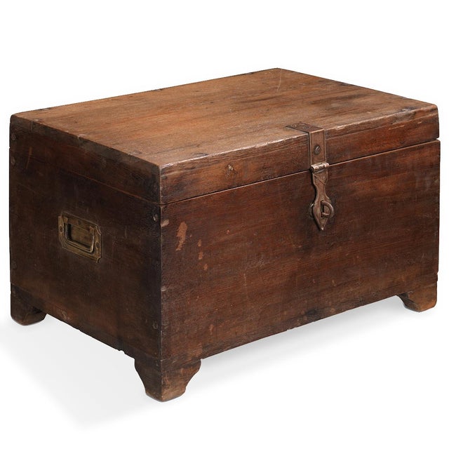 Vintage Box with Divider, 1940s For Sale - Image 9 of 9