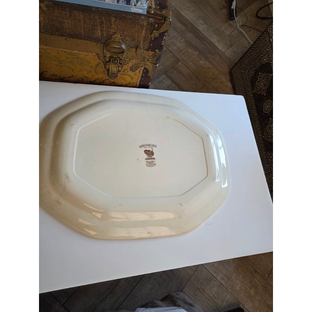 1950s Large Johnson Brothers Turkey Platter For Sale - Image 5 of 15