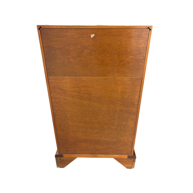 Baker Furniture Company Late 20th Century Baker Furniture Historic Charleston Collection Secretary Desk For Sale - Image 4 of 16