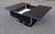 Vintage Italian Chrome and Black Ebonised Wooden Coffee Table with Hidden Bar, 1970s For Sale - Image 9 of 18
