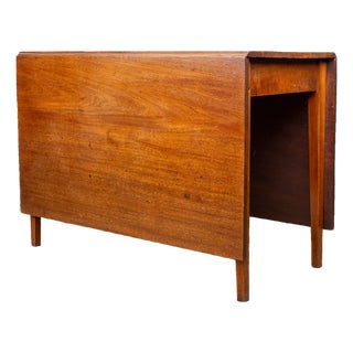 Antique Rectangular Drop Leaf Table For Sale