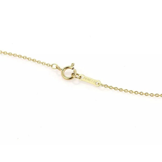 Tiffany and Co. Tiffany & Co. 18k Yellow Gold Leaf Pendant Necklace For Sale - Image 4 of 6