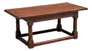 Antique Refectory Style Coffee Table in Oak, 19th Century