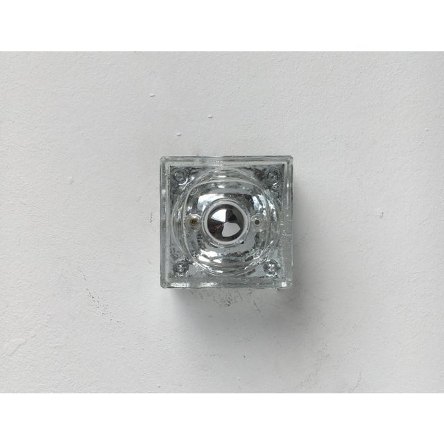 Vintage German Space Age Type 310 Glass Wall Lamps by Ludwig Beilharz for MZ Müller & Zimmer Leuchten, 1970s, Set of 6 For Sale - Image 18 of 18