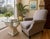 Travertine Sculptural Base Cocktail Drinks Coffee Side Table With Glass Top For Sale - Image 17 of 17