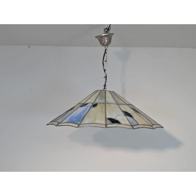 Tiffany Style Chandelier Pendant Lamp Stylish Tiffany-style chandelier with a colorful shade made of stained glass. This...