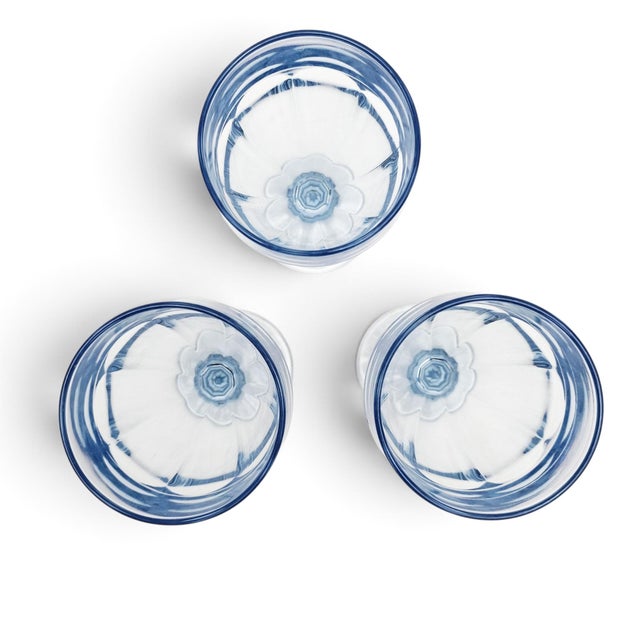 Mid 20th Century Libbey Gibraltar Misty Blue DuraTuff Goblets Set of 7 For Sale - Image 14 of 15