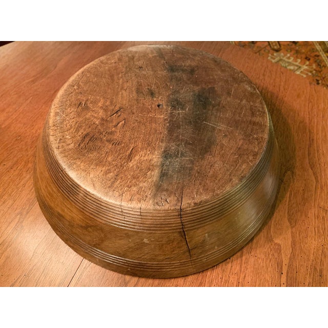 Wooden Bowl With 9 French Iron Boules For Sale - Image 12 of 14