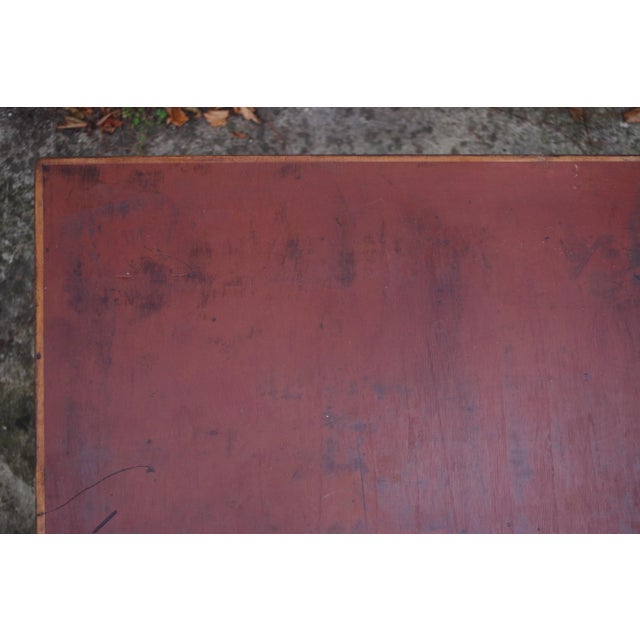 Wooden Table, 1950s For Sale - Image 9 of 13