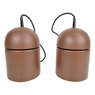 Vintage Uni Pendant Lamps by Vagn Dyring for Nordisk Solar, 1970s, Set of 2 For Sale