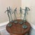 Bronze Early 21st Century Bronze Artist Made Brutalist Style Sculpture Set of 6 For Sale - Image 8 of 10