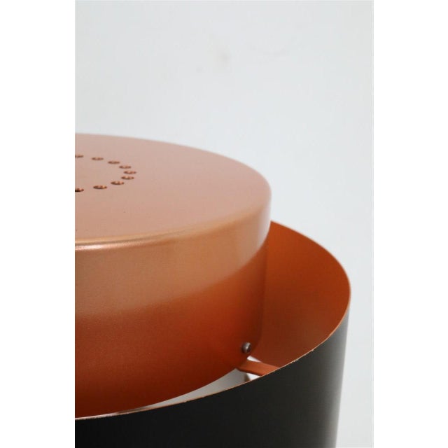 Black Danish Juno Pendant Lamps by Jo Hammerborg for Fog & Mørup, 1960s, Set of 2 For Sale - Image 8 of 18