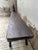 Wood Antique Bench in Dark Patinated Pine, 1890s For Sale - Image 7 of 18